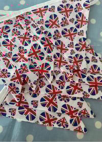Image 1 of Union Jack Heart Bunting, Banner