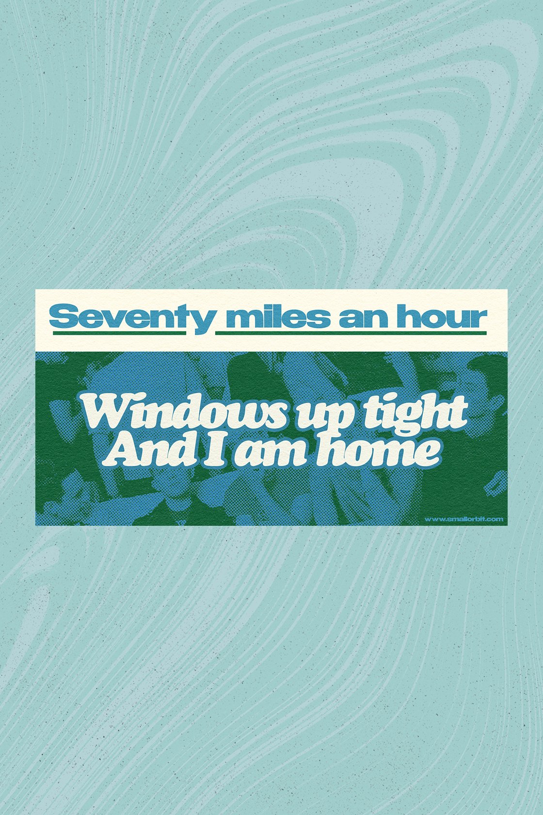 Image of Saves the Day - Shoulder to the wheel Bumper Sticker