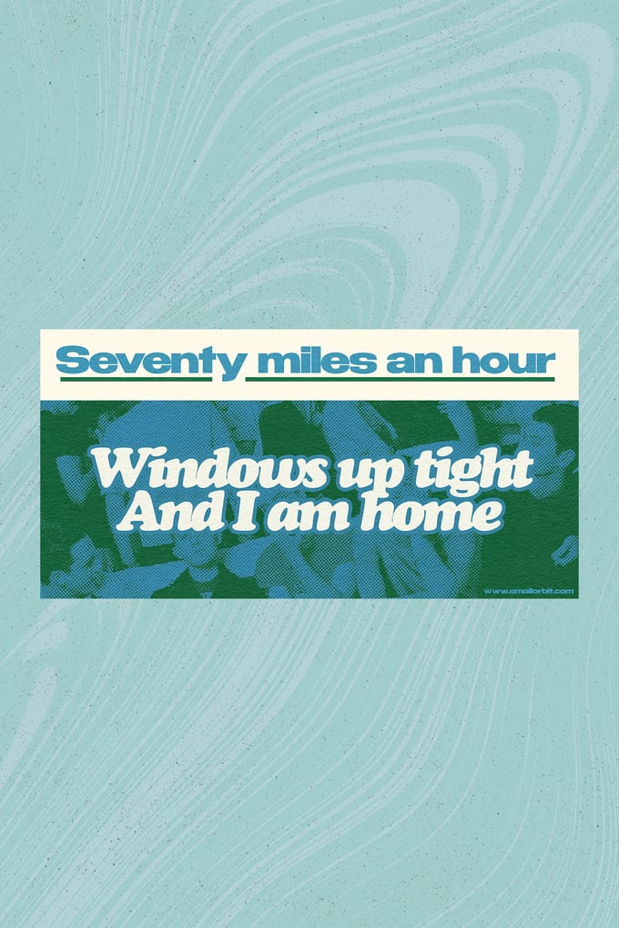 Image of Saves the Day - Shoulder to the wheel Bumper Sticker