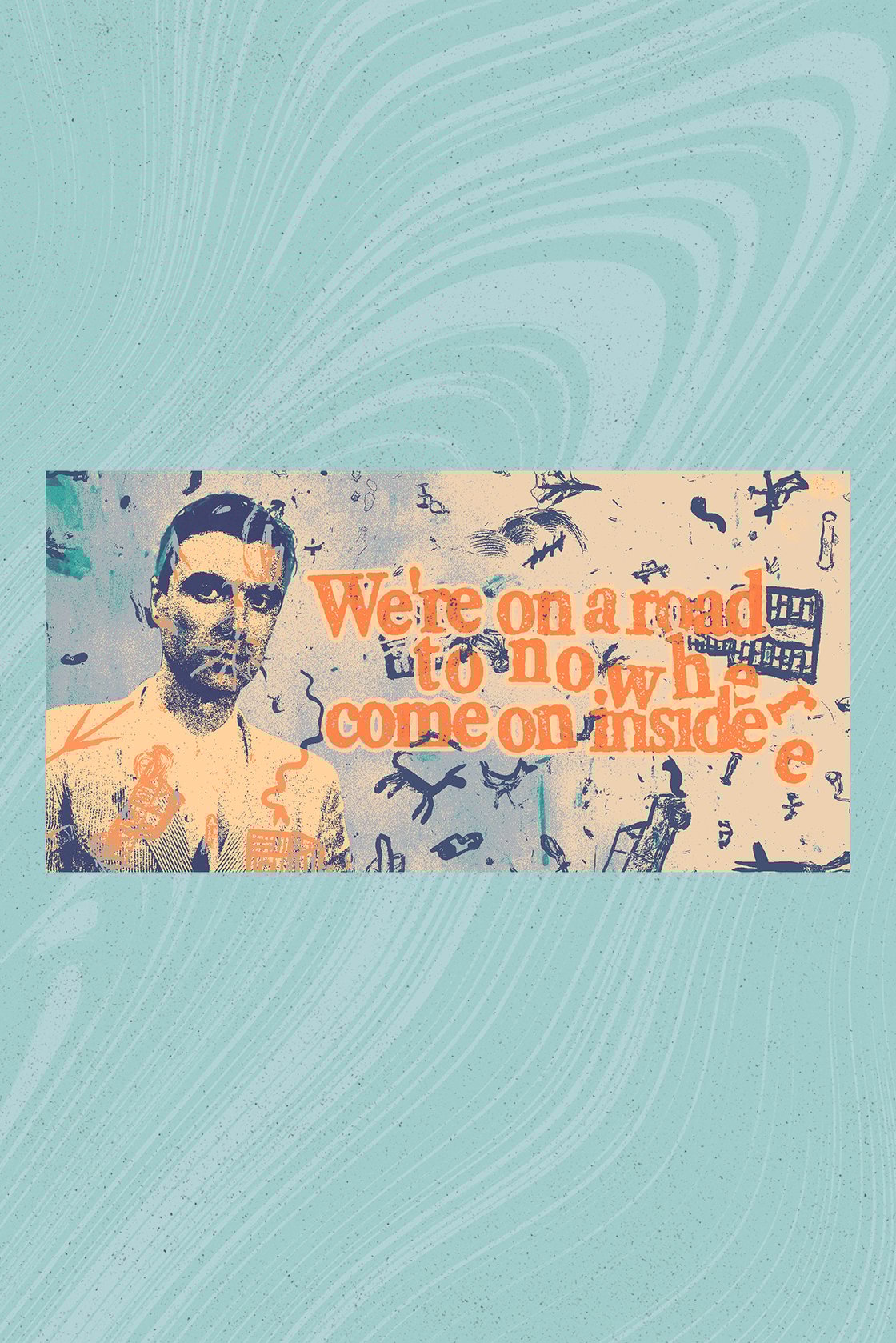 Image of Talking Heads / David Byrne Bumper Sticker