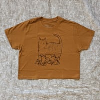 Image 1 of Catboy Ladies Boxy Tees - Clay