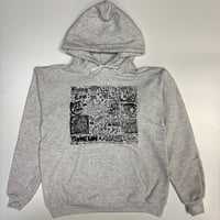 Flying Low Skateshop Day Hoodie Ash/Black