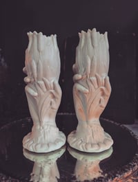 Image 2 of Victorian Hand vases 