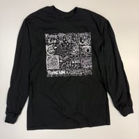Flying Low Skateshop Day Longsleeve T-Shirt Black/White