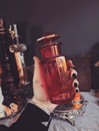 Image 2 of Cranberry Apothecary jar 