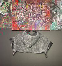 Image 3 of MOFLYZ CROPPED HAND-PAINTED EMO KID HOODIE