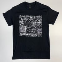Flying Low Skateshop Day T-Shirt Black/White