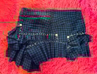 Image 2 of MOFLYZ HOUNDSTOOTH PLEATED SKIRT