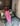 Hot pink zebra print jumpsuit