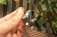 Image 6 of Pigeon family earrings