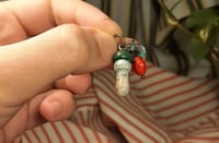 Image 3 of Green mushroom and ladybug pendant