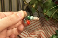 Image 5 of Green mushroom and ladybug pendant