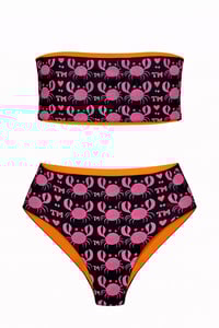 Marée Rose modèle émeraude top and bottom