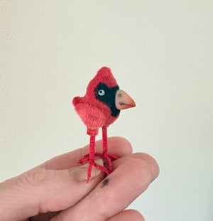 Image of Bitty Cardinal Bird 