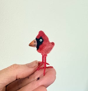 Image of Bitty Cardinal Bird 