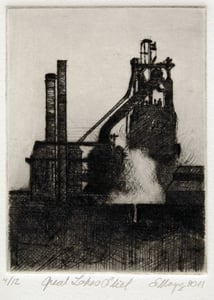 Image of Great Lakes Steel dryoint