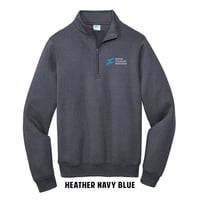Image 3 of Port & Co Core Fleece 1/4-Zip Pullover Sweatshirt PC78Q
