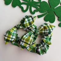 Irish Plaid Scrunchie