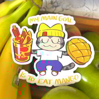 Image 2 of Mango Cat Sticker