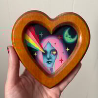 Image 3 of heart shaped original paintings 