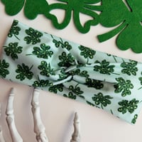 Leopard Shamrocks Headwrap