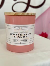 Image 1 of White Lily & Aloe 8oz Candle Jar