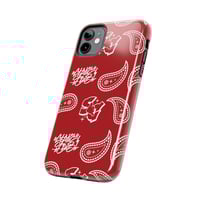 Image 6 of Paisley Phone Case- Red