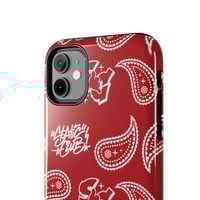 Image 7 of Paisley Phone Case- Red