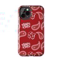 Image 8 of Paisley Phone Case- Red