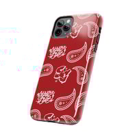 Image 12 of Paisley Phone Case- Red