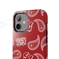Image 16 of Paisley Phone Case- Red