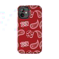 Image 17 of Paisley Phone Case- Red