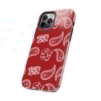 Image 21 of Paisley Phone Case- Red
