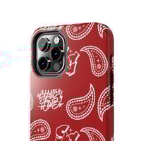Image 22 of Paisley Phone Case- Red