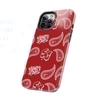 Image 24 of Paisley Phone Case- Red