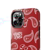 Image 25 of Paisley Phone Case- Red