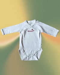 Image 1 of Petit Bateau Wrap Style Onesie-Newborn