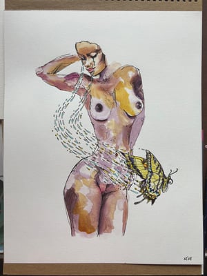 Image of Swallowtail Original 11”x14”