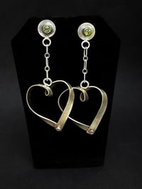 Image 1 of Simple Heart Earrings