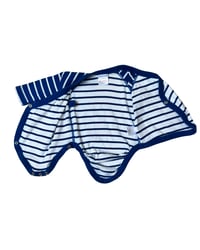 Image 4 of Hanna Andersson Striped Wrap Style Onsie-0-3m