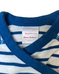 Image 5 of Hanna Andersson Striped Wrap Style Onsie-0-3m
