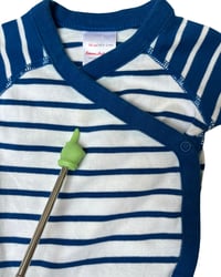 Image 6 of Hanna Andersson Striped Wrap Style Onsie-0-3m