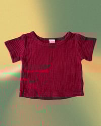 Image 1 of Maroon Muslin T-Shirt