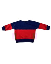 Image 2 of Hanna Andersson Color Block Crewneck Sweatshirt- 6-12m