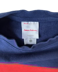 Image 4 of Hanna Andersson Color Block Crewneck Sweatshirt- 6-12m