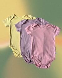 Image 1 of Honest Baby Onesie Set-6-9m