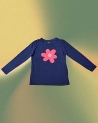 Image 1 of Primary Flower Long Sleeve T-Shirt- 6-7Y