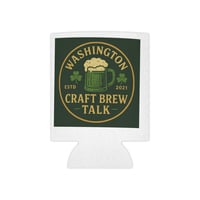 Image 2 of Can Cooler — Washington Craft Brew Talk Beer Koozie (Established 2021)