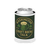Image 4 of Can Cooler — Washington Craft Brew Talk Beer Koozie (Established 2021)