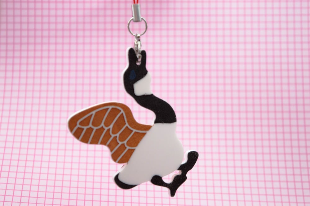Image of Dangling Birds - Hand Painted Charms